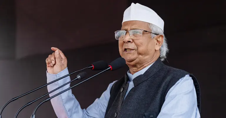 ওসমান হাদির জানাজার আগে বক্তব্য রাখছেন প্রধান উপদেষ্টা